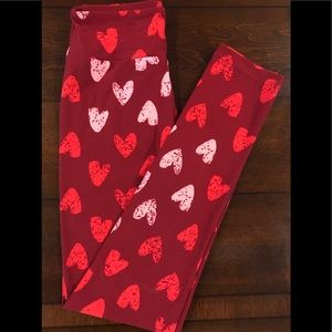 Tween LuLaRoe Valentine’s Day Leggings